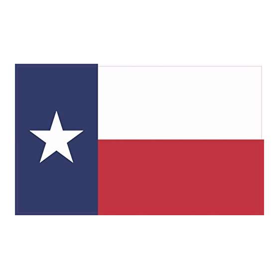 5 And X 3 And Texas State Flag Bumper Sticker Deca