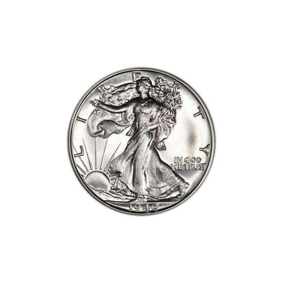 1941 Walking Liberty Half Dollar Brilliant Uncircu