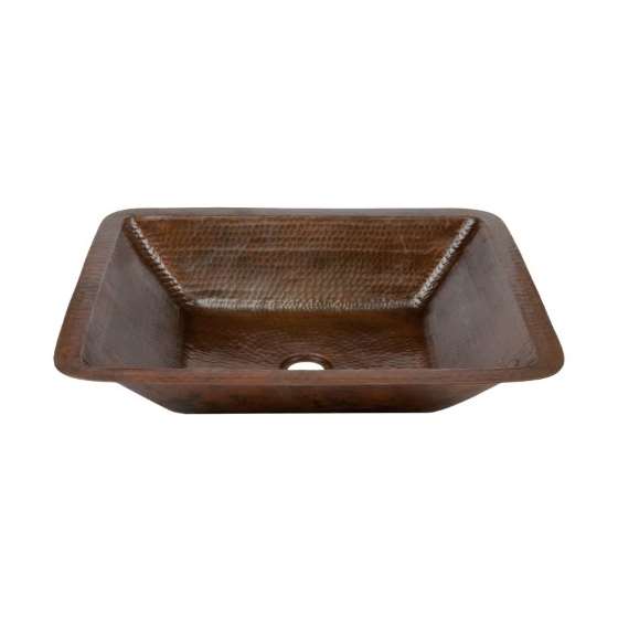 LREC19DB Hammered Bathroom Sink, Oil Rubbed Bronze