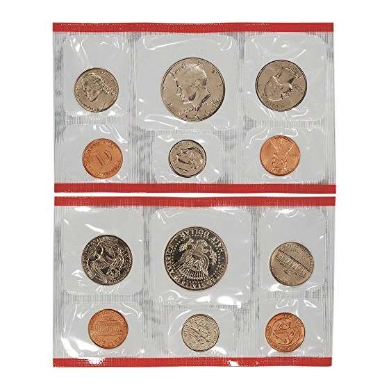 1989 Various Mint Marks US Uncirculated P D Mint-3