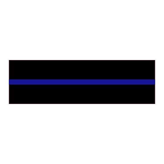 10In X 3In Blue Lives Matter Sticker Line Stickers