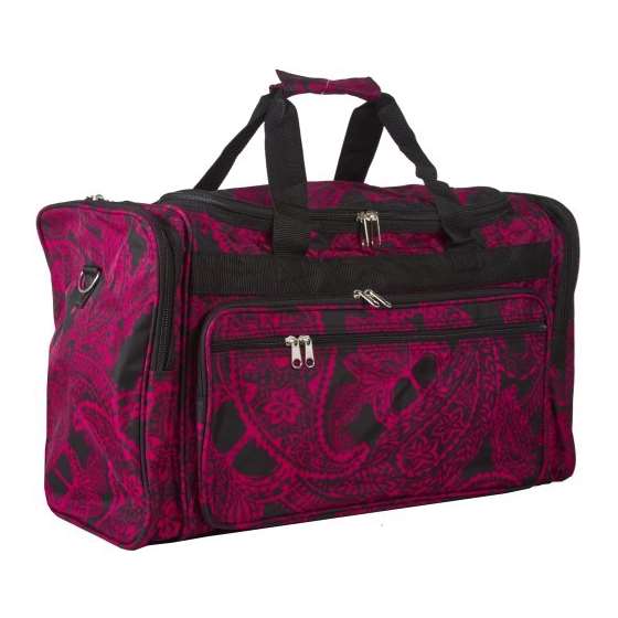 Magenta Pink Duffle Bag 22-Inch