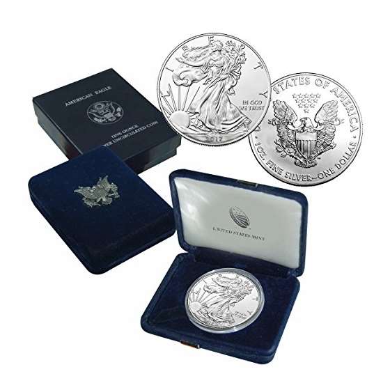 2017 American Silver Eagle 1 Brilliant Uncirculate