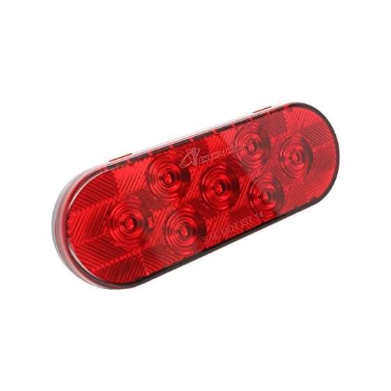 TL-62720-R Red Oval Sealed 7 Diode SMD LED Turn Si