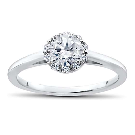 3/4Ct Lab Grown Eco Friendly Diamond Madelyn Halo