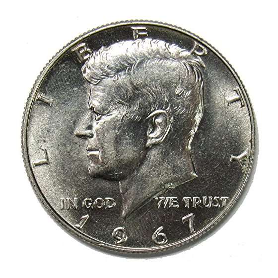 1967 P 40 Silver Kennedy Half Dollar 50 And Cent B