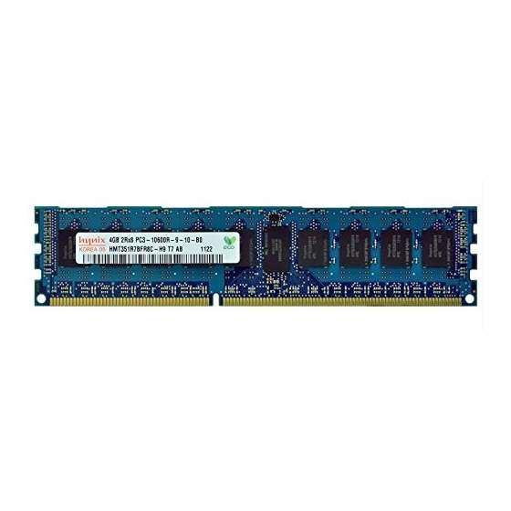 4GB DDR3 SDRAM PC3-10600 1333Mhz ECC Registered 24