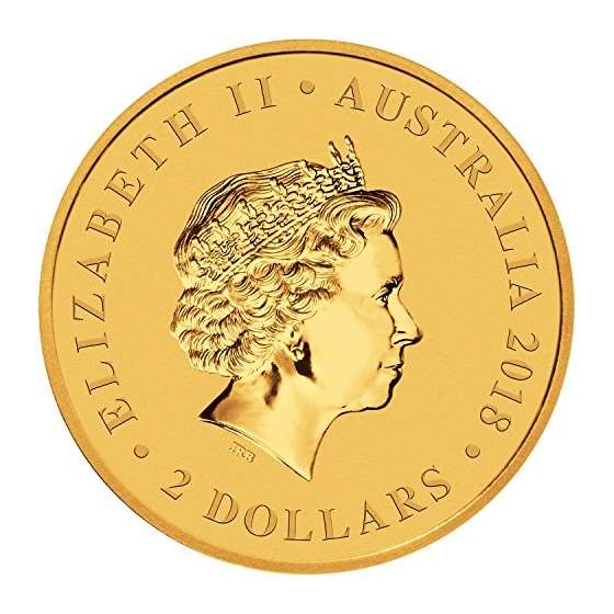 2018 AU Mini Roo 0.5G 99.99 Gold Bullion Coin Wi-3